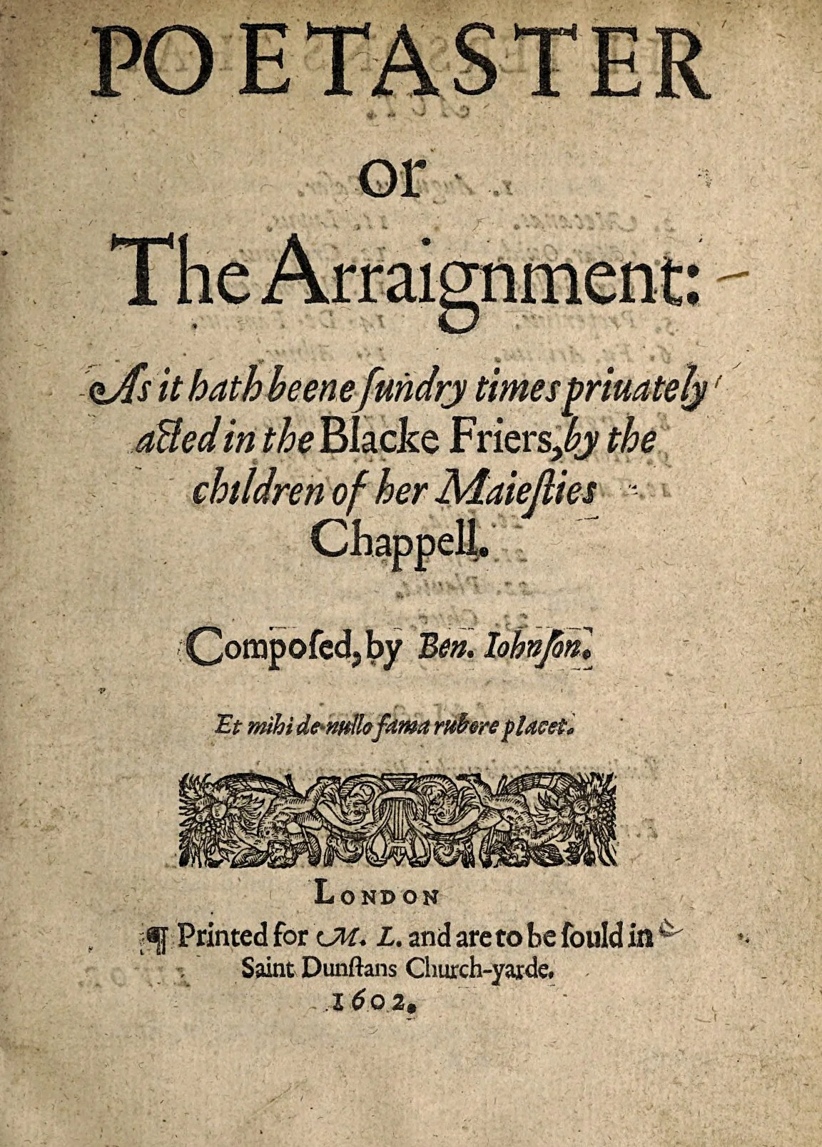 Ben Jonson