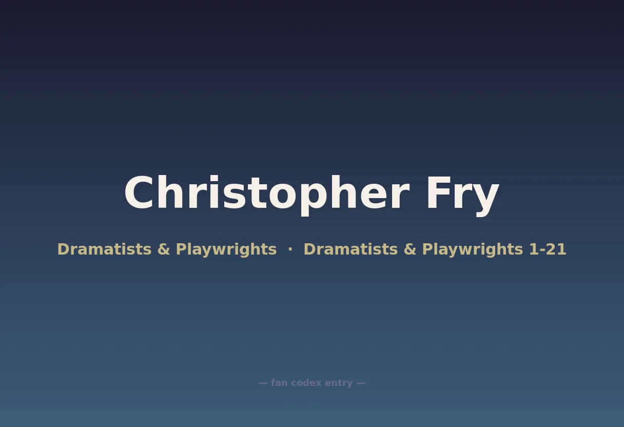 Christopher Fry
